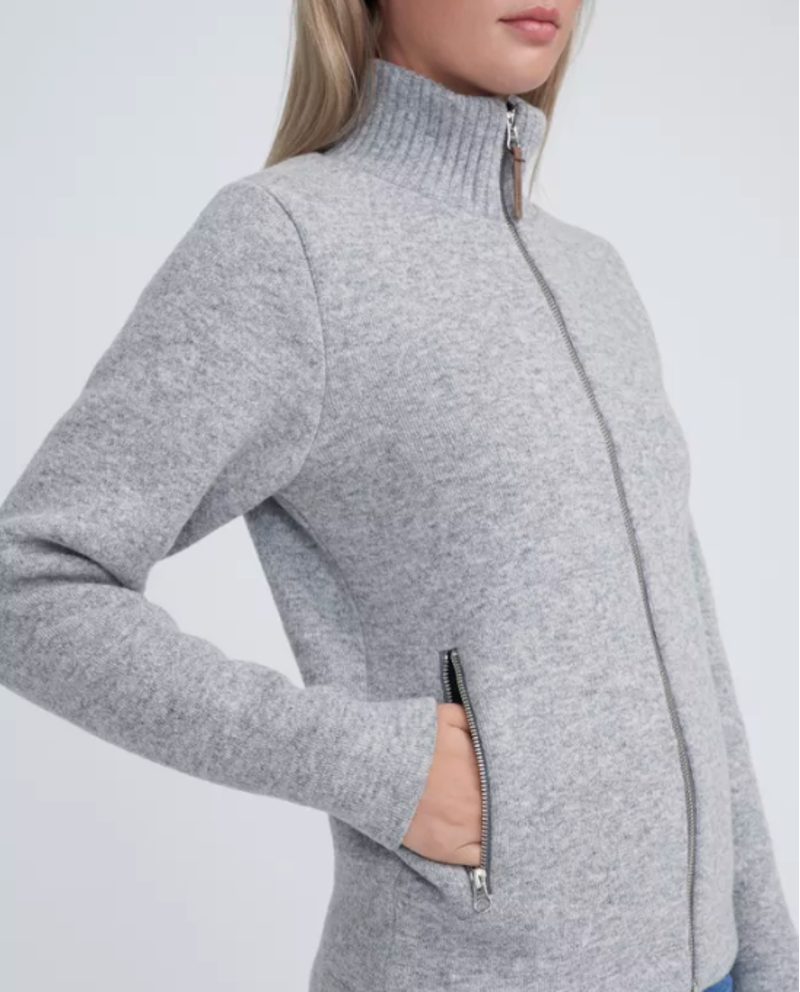 Holebrook Claire Fullzip Windproof Light Grey-3